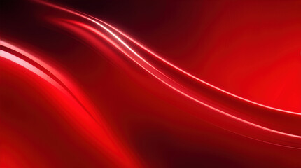 Red abstract background with wavy lines pattern