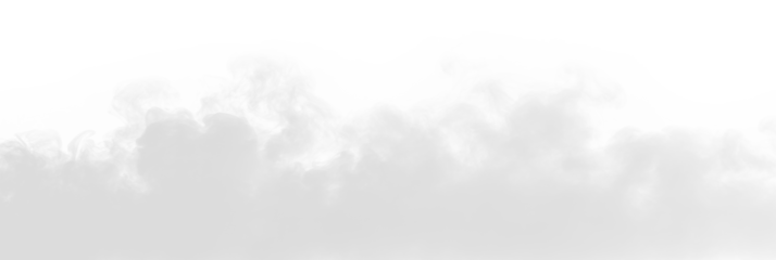 Stage floor white gray smoke mist transparent PNG, isolated background cutout. Misty effect, smoke machine, smog gathering at the bottom