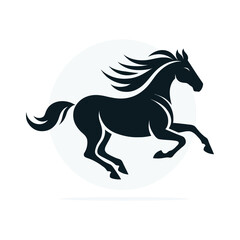 horse silhouette vector design illustration