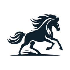 horse silhouette vector design illustration