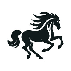 horse silhouette vector design illustration