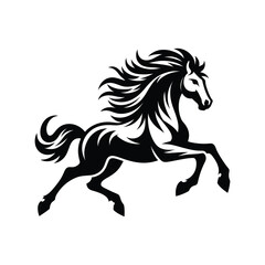 horse silhouette vector design illustration