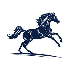 horse silhouette vector design illustration