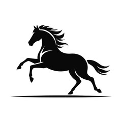 horse silhouette vector design illustration