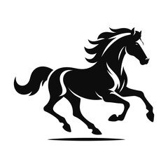 horse silhouette vector design illustration