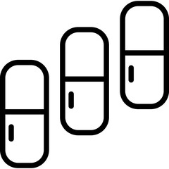  Pill Line Icon
