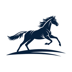 horse silhouette vector design illustration