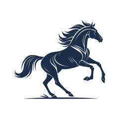 horse silhouette vector design illustration