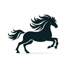 horse silhouette vector design illustration