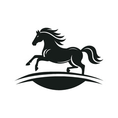 horse silhouette vector design illustration