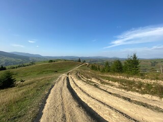 road in the countryside