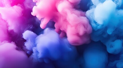 Fototapeta premium Colorful ink swirls abstract background