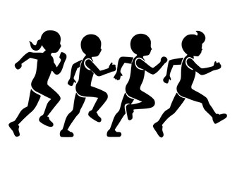 child sport athlete competition running race exercise sprinting speed runner achievement finish line celebration challenge