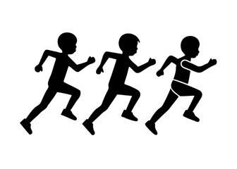 child sport athlete competition running race exercise sprinting speed runner achievement finish line celebration challenge