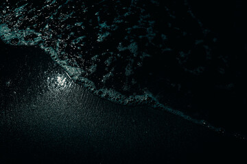 Fototapeta premium dark beach close up