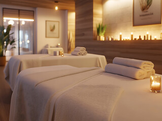 High-End Hotel Spa with Relaxing Atmosphere