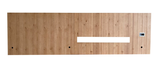 wooden board isolated on white and transparent background