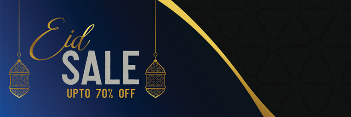 Ramadan sale creative banner. Ramadan creative concept banner, poster, social media post, postcard, background, backdrop, web banner, greetings card, post card design etc. Eid mubarak discount banner.