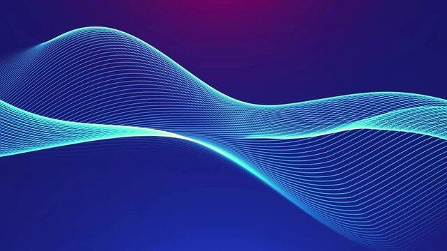 abstract blue wave background