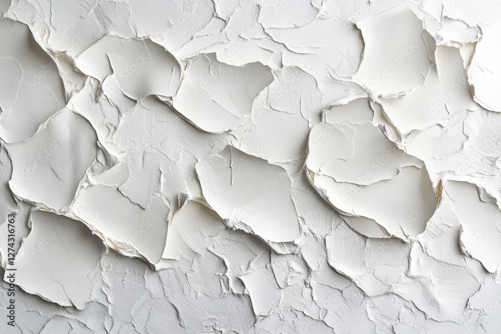 Poster elegant white plaster texture with subtle shadows creating a sophisticated and clean backdrop for de