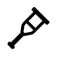 crutch icon design