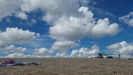 Cielo nuvoloso al mare