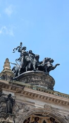 Dresden Skyline with Elbe River and Historic Architecture, Germany
