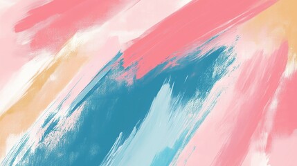 Obraz premium Abstract Art: A Colorful Canvas of Brushstrokes and Hues.