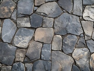 Seamless stone paving texture with natural stone details, perfect for outdoor landscaping and urban design