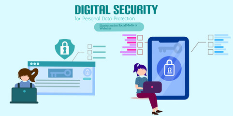 Cloud computing network safety abstract concept vector illustration set. Database data protection, cyber security software, information storage service, access policy, antivirus abstract metaphor.