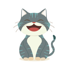 vector illustration of a cat