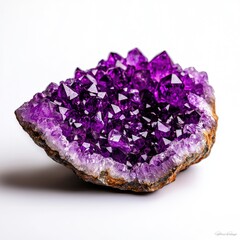 Fototapeta premium Stunning Amethyst Geode with Vibrant Purple Crystal Formation