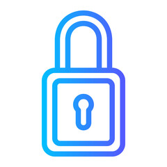lock gradient icon