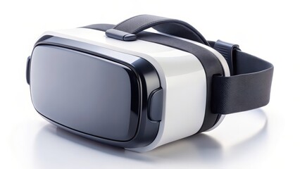 Fototapeta premium Virtual Reality Headset on White Background