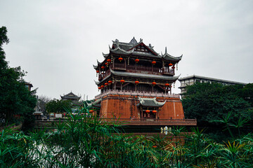 Cultural landmark exploration chengdu architecture photography traditional environment serene viewpoint historical significance