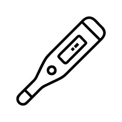 electronic thermometer icon design