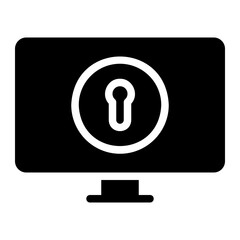 computer screen glyph icon