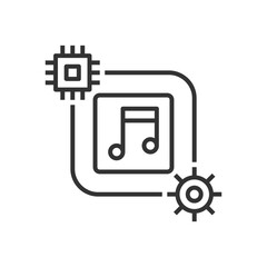 AI Music Generator Icon