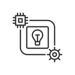 Artificial Intelligence Icon - AI Idea Icon