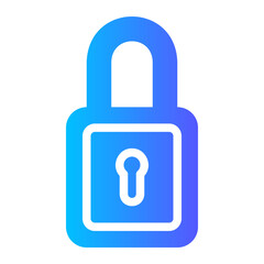 lock gradient icon