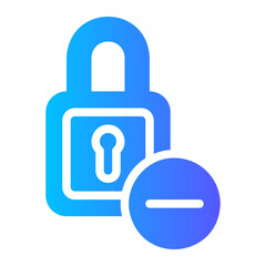 minus gradient icon