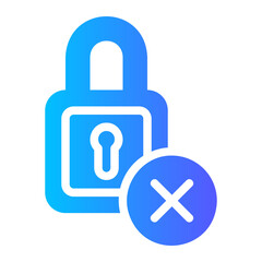 cross gradient icon