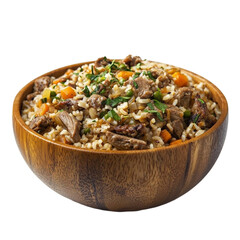 Plov or pilaf is a rice dish popular in the Middle East, Central Asia and surrounding areas.