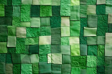 Fototapeta premium green quilted backrest of the sofa