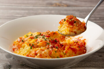 トマトチーズリゾット