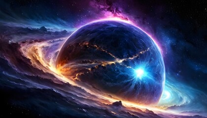 Earth Planet Space Universe Globe World Cosmos Galaxy Solar System Blue Planet