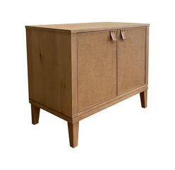 chest of drawers on white and transparent background