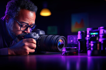 Photography Enthusiast in Creative Studio