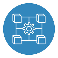 Blockchain Interoperability Icon
