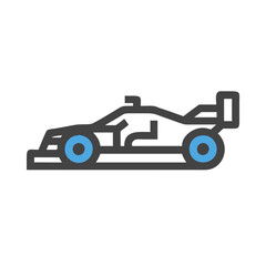 formula one car icon design